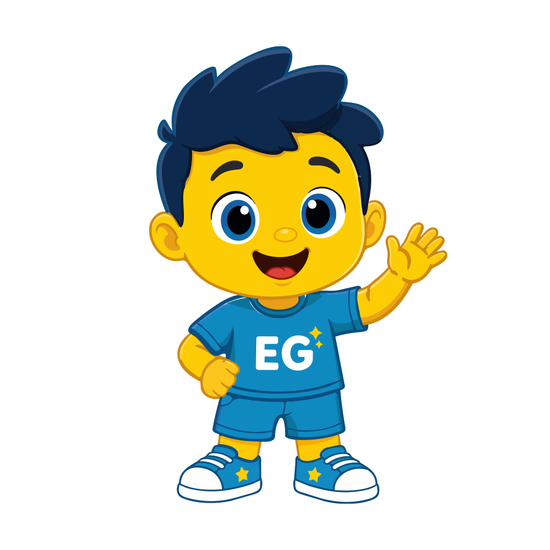 Early Genius boy mascot